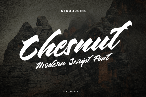 Chesnut Script Handwritten Font for Modern Web Design