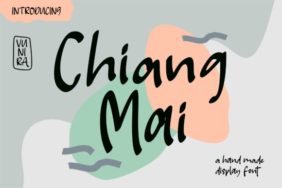 Chiang Mai Handwritten Font for Boutique Branding and Printables