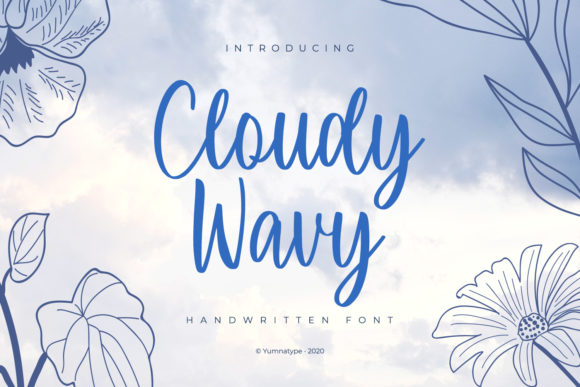 Cloudy Wavy: The Handwritten Typeface for Boutique Branding