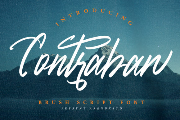 Contraban: A Modern Script Handwritten Font for Editorial Design