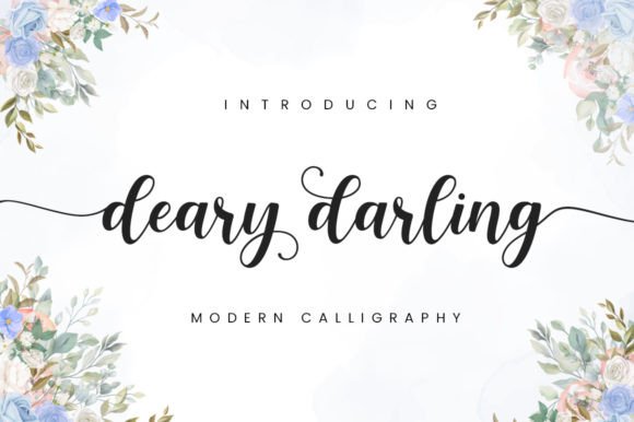 Deary Darling: A Script Handwritten Font for Elegant Editorial Design
