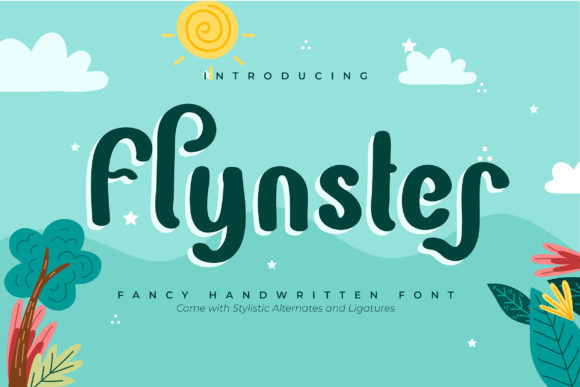 Flynster Brushed Handwritten Font for Modern Web Design