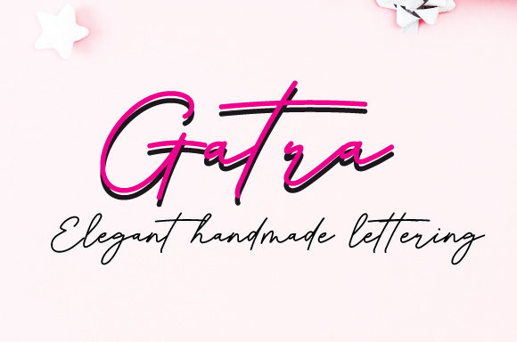 Gatra Handwritten Font Review for Boutique Branding