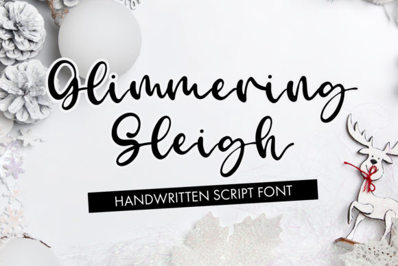 Glimmering Sleigh Typeface Review: Elegant Handwritten Fonts for Brand Identity
