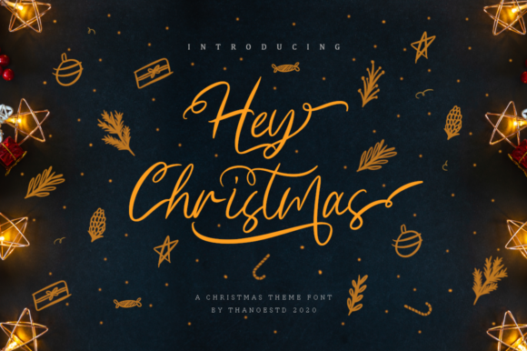 Hey Christmas: A Holiday Script Font for Festive Branding