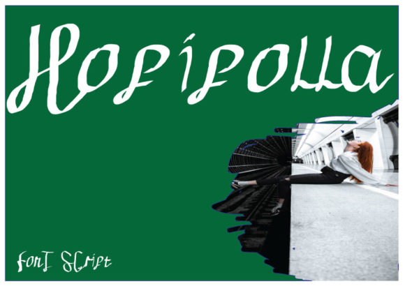 Hopipolla: A Sweet Handwritten Typeface for Romantic Branding