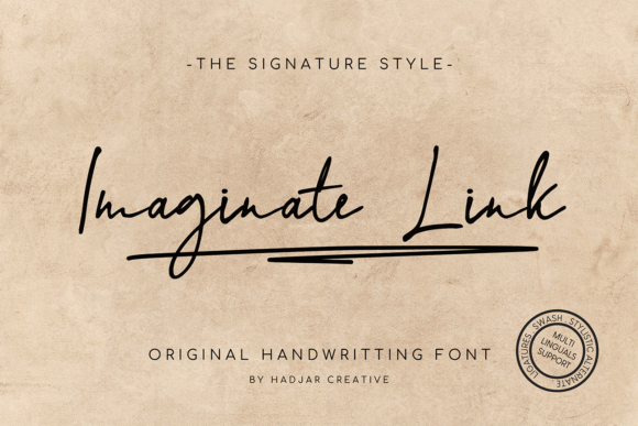 Imaginate Link: The Handwritten Typeface for Campaign Clarity