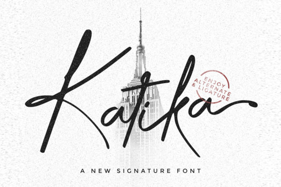Katika: A Sweet Script Handwritten Font for Romantic Campaigns