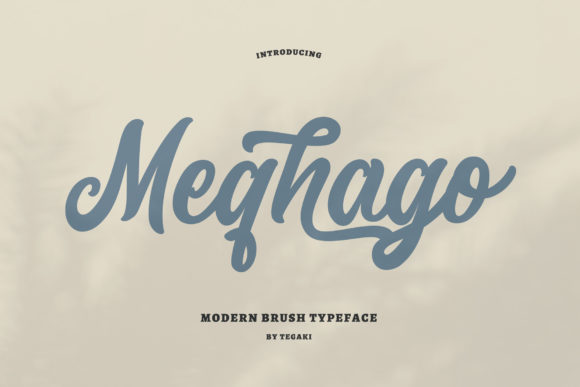 Meqhago Brushed Handwritten Font for Editorial Design