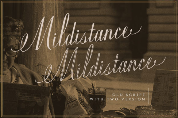 Mildistance: A Nostalgic Handwritten Font for Authentic Branding