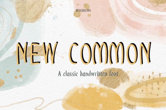 New Common Typeface Review: A Joyful Handwritten Font for Playful Branding