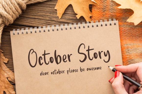 October Story: The Handwritten Font That Transformed My Brand