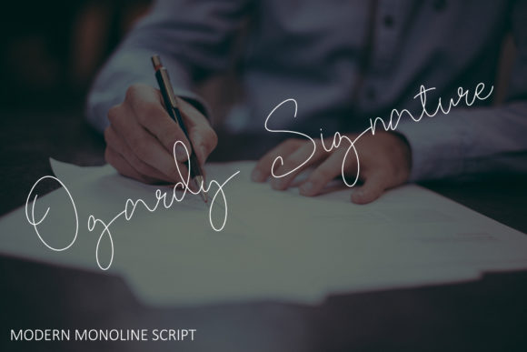 Ogardy Signature Font: A Delicate Script for Personal and Creative Projects