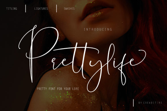 Prettylife: A Delicate Script Handwritten Font for Elegant Branding