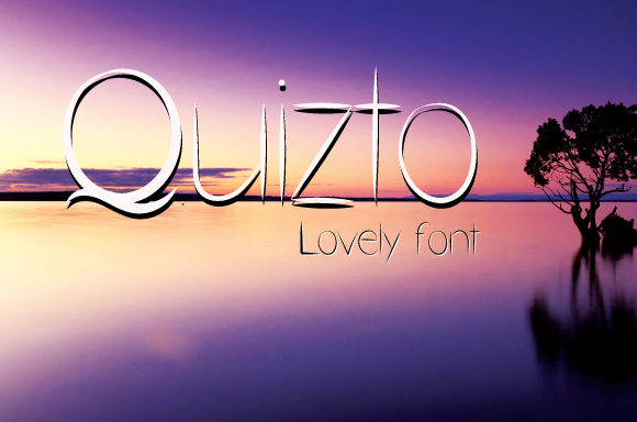 Quizto Handwritten Font for Elegant Branding and Labels