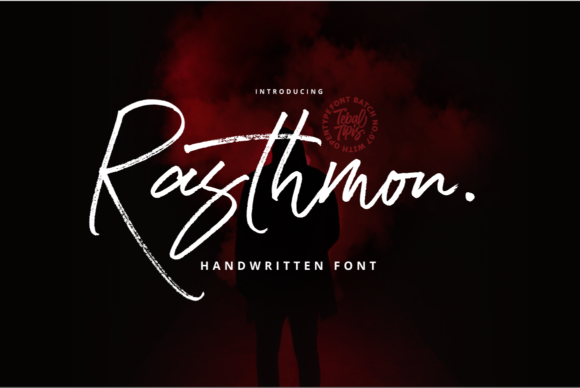 Rasthmon Brushed Handwritten Font for Branding