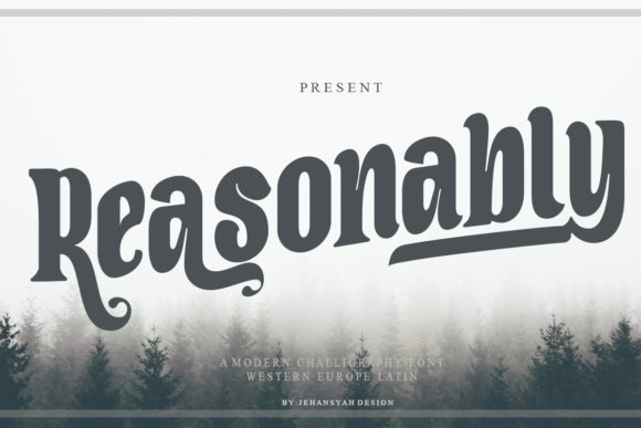 Reasonably: A Modern Handwritten Font for Editorial Design