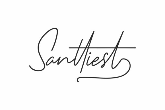 Santtiest Font Review: Elegant Script Design
