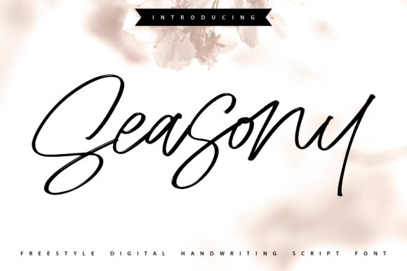 Seasony: The Timeless Handwritten Font for Boutique Branding