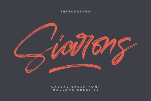 Siarons Handwritten Font for Modern Digital Branding