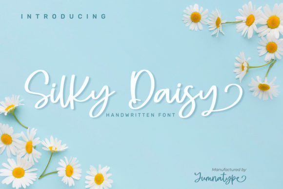 Silky Daisy: A Handwritten Typeface for Delicate Brand Identities