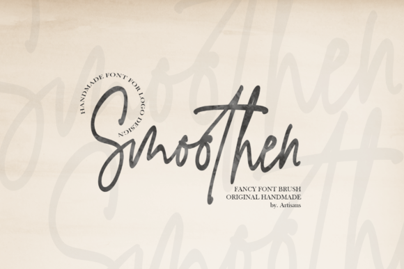 Smoothen: The Handwritten Font for Elegant Branding and Crafts