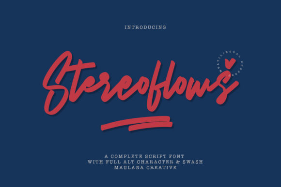 Stereoflows Handwritten Font Review for Editorial Design
