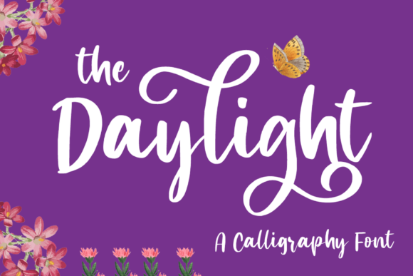 The Daylight: A Sweet Script Handwritten Font for Romantic Branding
