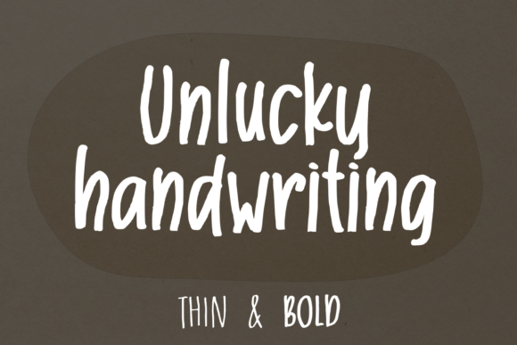 Unlucky: A Sweet and Quirky Handwritten Font for Creative Branding