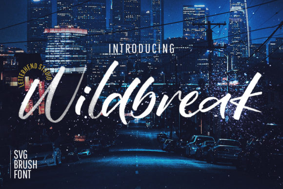 Wildbreak Handwritten Font for Editorial Design