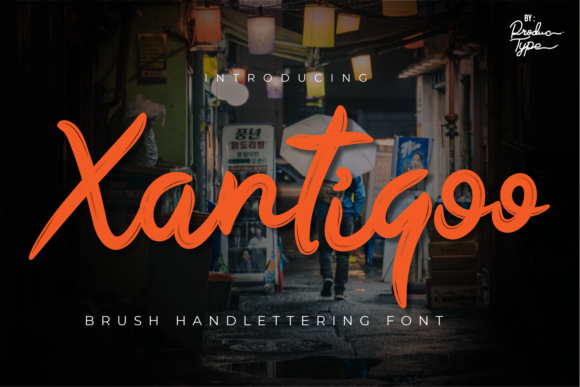 Xantiqoo: A Casual Script Handwritten Font for Editorial Design